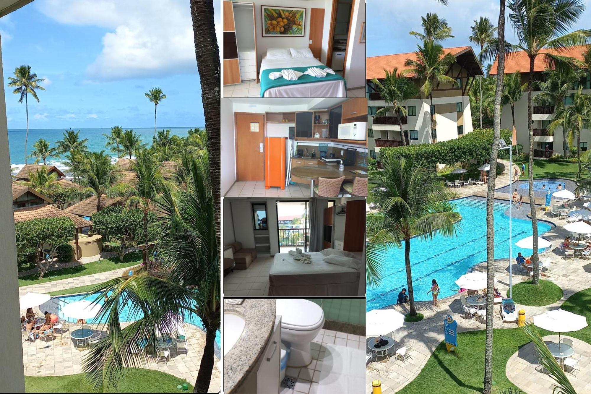 Estudio Marulhos: Beachfront Suite with Sea View and Waterpark Porto de Galinhas Exterior photo